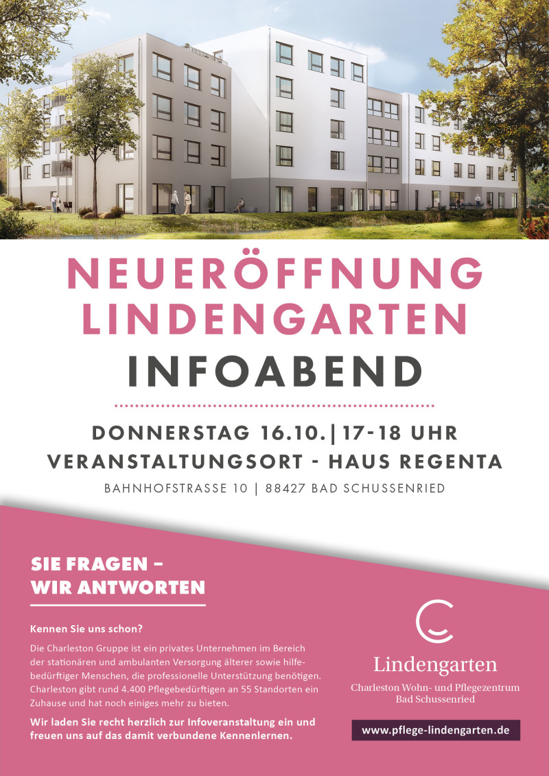 A3 Plakat Infoabend Lindengarten
